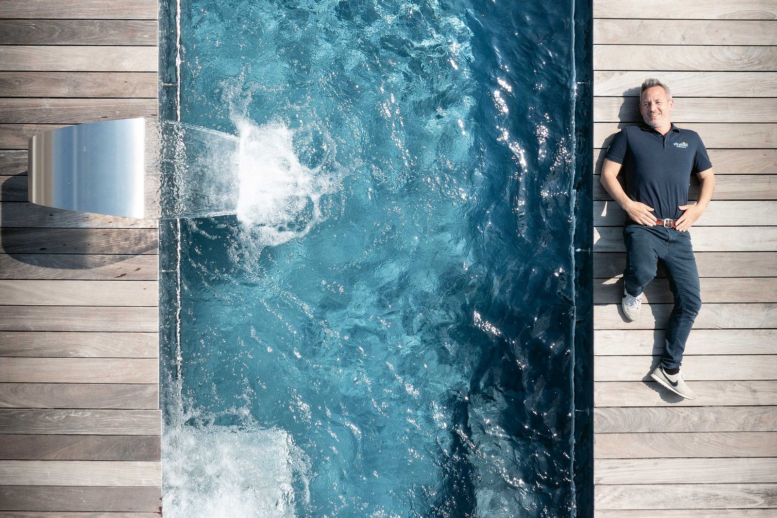 Ueli Achermann hat zusammen mit seiner Schwester das Poolunternehmen im Luzerner Seetal übernommen, das einst die Eltern ge­­gründet hatten.