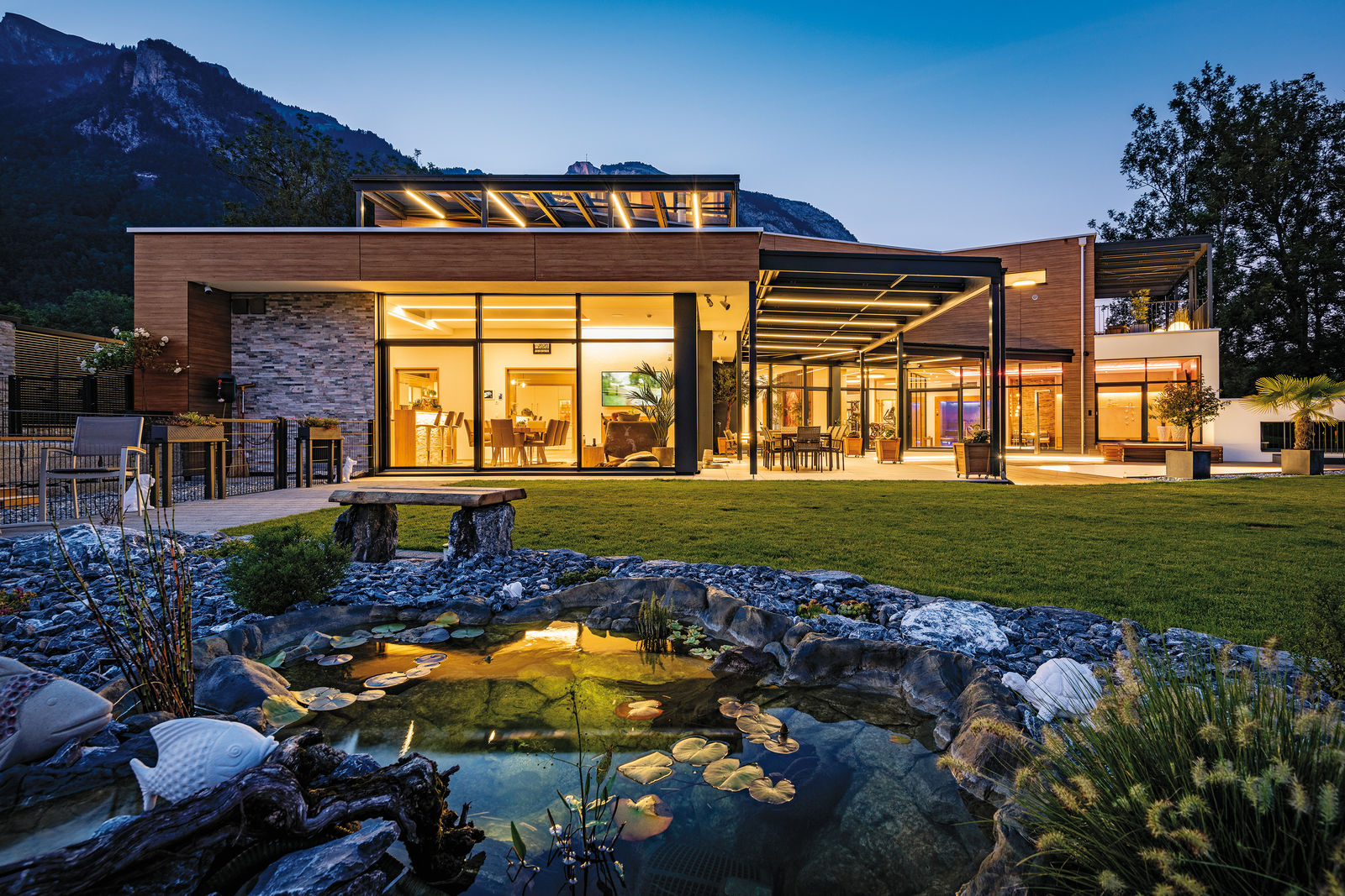 Wer so wohnt, muss kaum mehr in die Ferien verreisen.