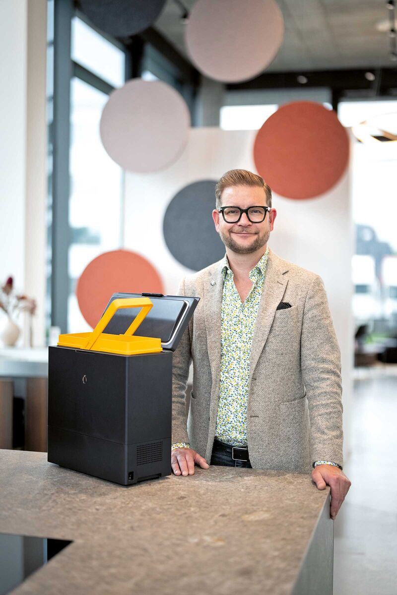 Benjamin Flechsig gründete das Start-up 2015 mit zwei Freunden und ist heute Geschäftsführer.