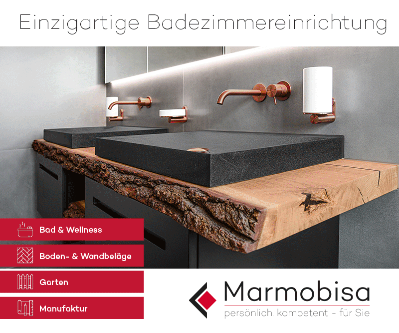 Marmobisa – Einzigartige Badezimmereinrichtung
