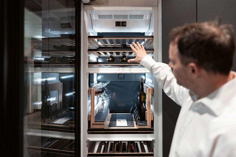 «Wer eine neue Küche einzurichten hat, findet hier Inspiration,» sagt Roman Berther, PR- und Eventmanager.