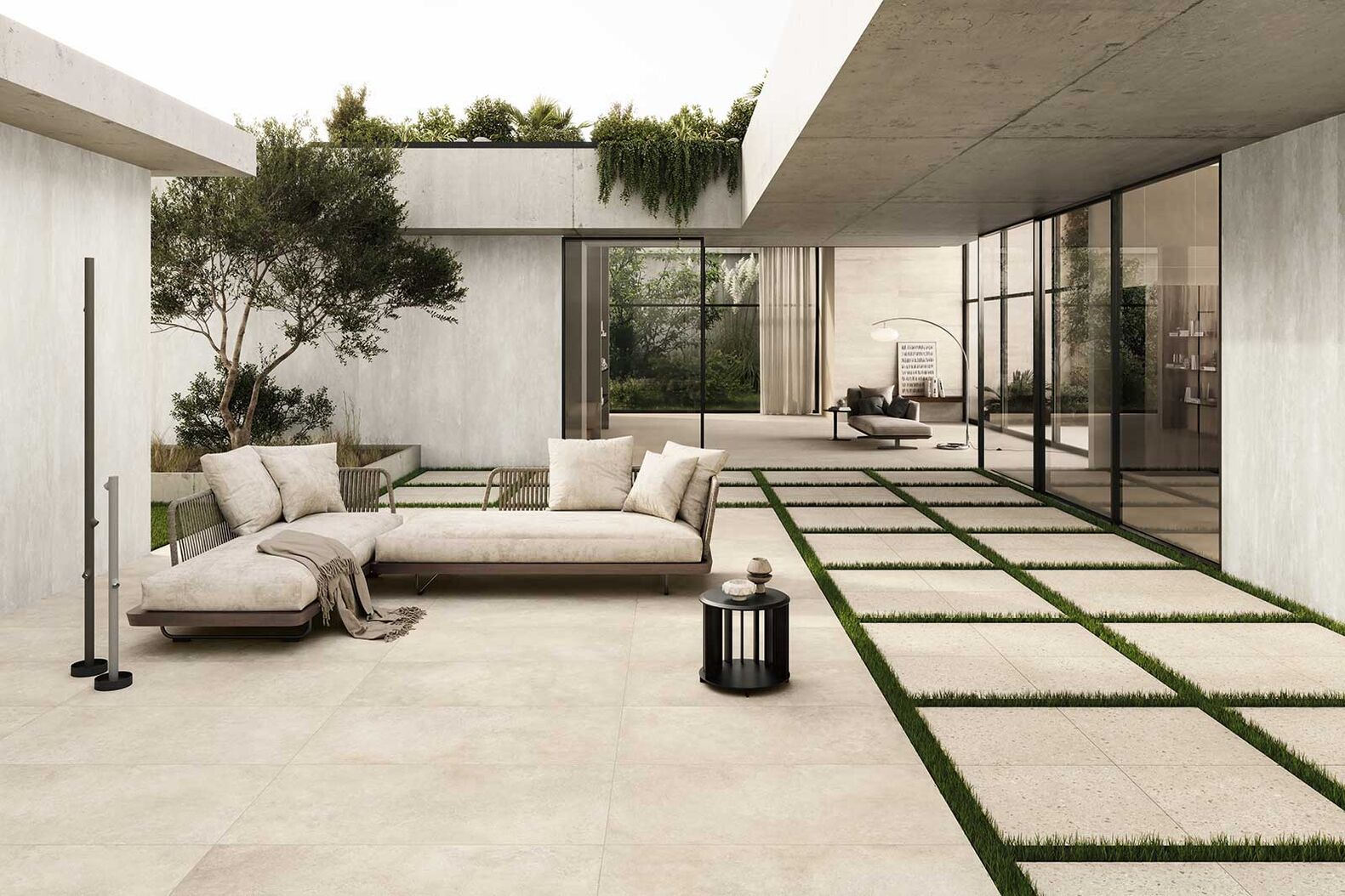 Dieses Jahr zeigen sich Gartenflächen reduziert, klar und gleichzeitig charaktervoll. Marmobisa greift diesen Trend mit einer neuen Feinsteinzeuglinie auf, die zeitlose Farbwelten mit feinen Strukturakzenten verbindet. Die Kollektion umfasst Platten in hellem Grau und warmem Beige sowie jeweils als Ausführung mit sogenannten «Chips» (feine, eingearbeitete Partikel). Diese dezenten Einsprengsel verleihen der Oberfläche Tiefe und ein lebendiges Erscheinungsbild, ohne die ruhige Gesamtwirkung zu stören. Erhältlich in drei verschiedenen Formaten, bieten die Platten vielseitige Gestaltungsmöglichkeiten, von grosszügigen Terrassen bis hin zu differenziert verlegten Aussenbereichen. Neben der optischen Qualität überzeugt das Feinsteinzeug auch funktional: Es ist langlebig, pflegeleicht und ideal für den Einsatz im Aussenraum. www.marmobisa.ch 